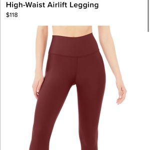 NWOT ALO Yoga High Waisted Airlift Legging